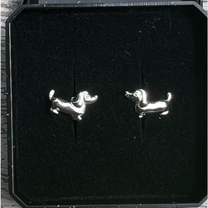 Dachshund Doxie Weiner Stud Earrings
